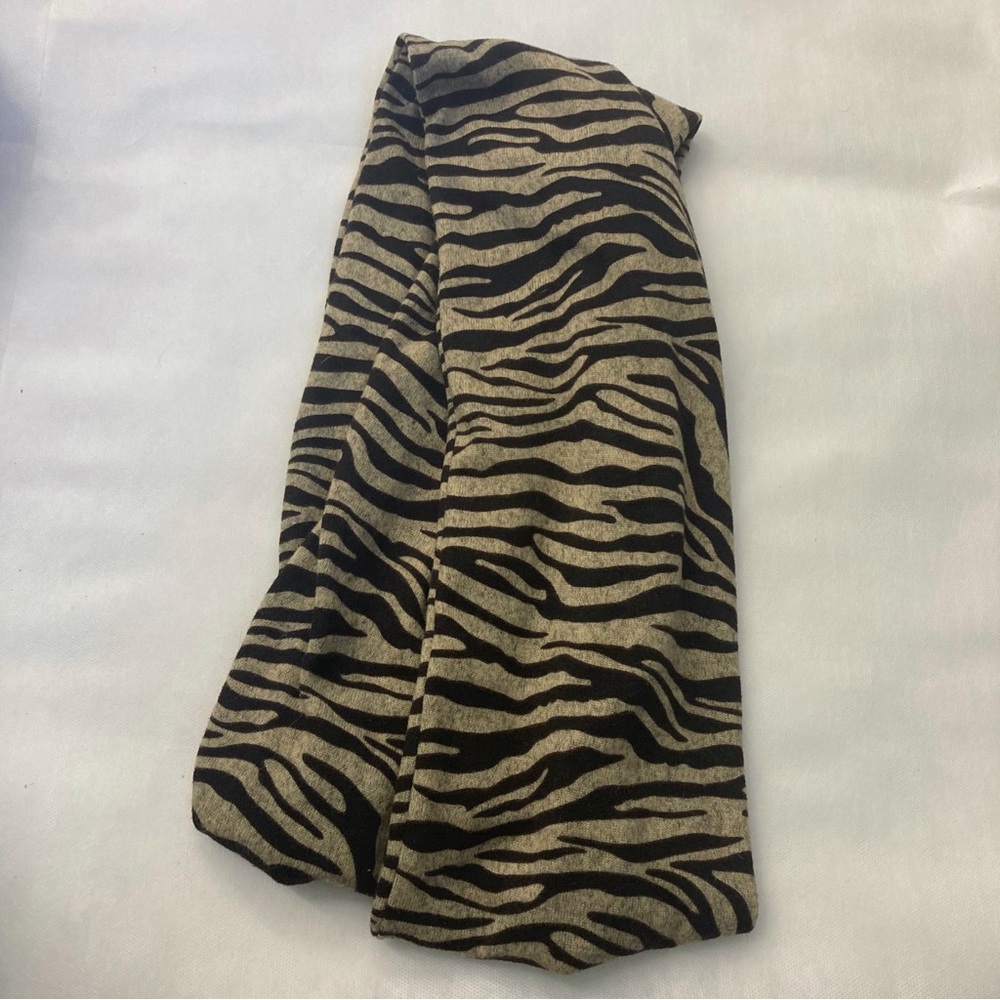 Zebra Print Infinity Scarf - Picture 4 of 4